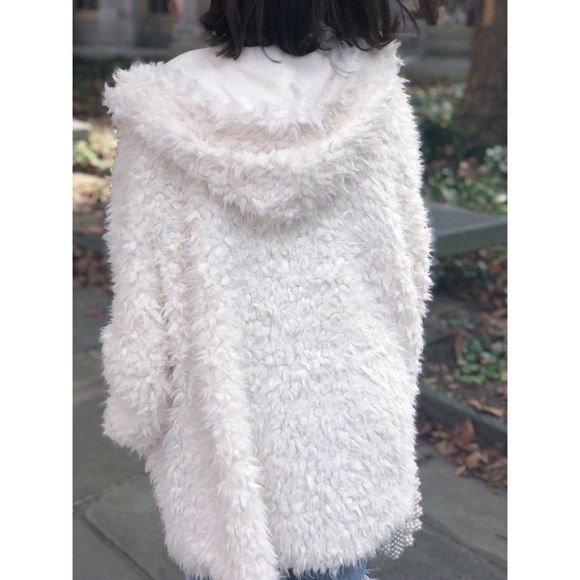 Last 1✨🆕Lena Cream Teddy Faux Fur Jacket - Picture 8 of 8